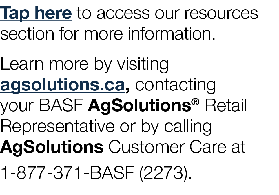 Tap here to access our resources section for more information  Learn more by visiting agsolutions ca, contacting your   