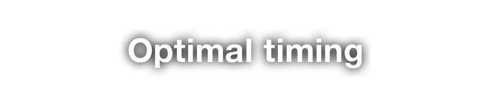 Optimal timing