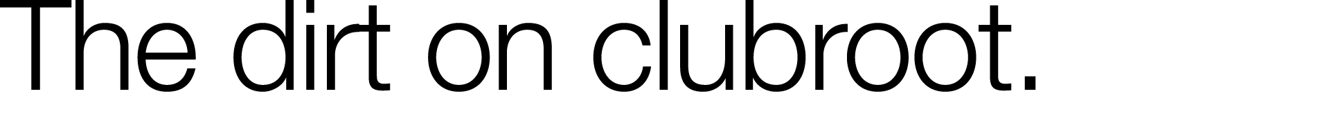 The dirt on clubroot 