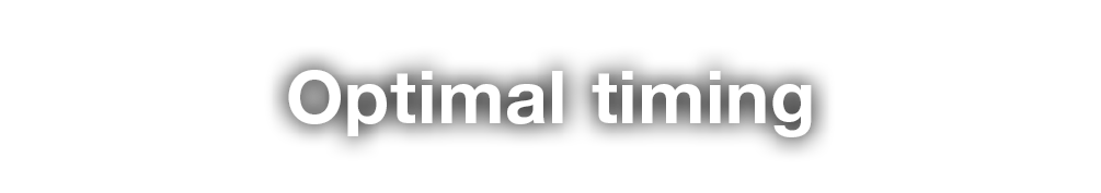 Optimal timing