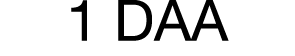1 DAA