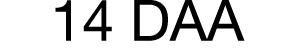 14 DAA