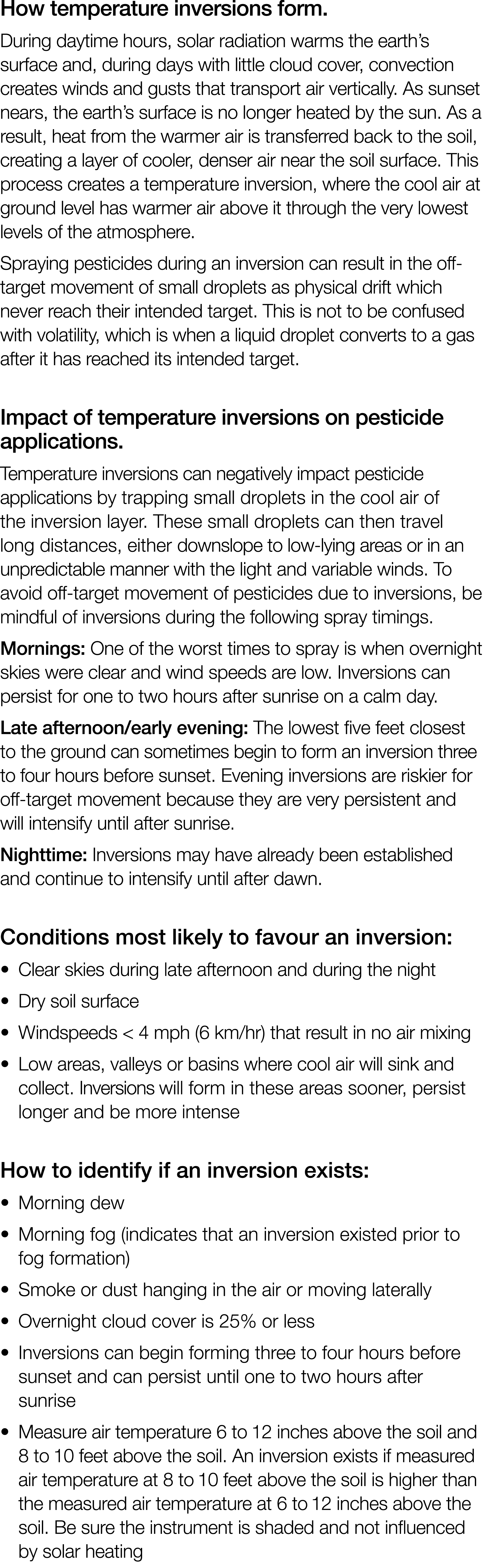 How temperature inversions form  During daytime hours, solar radiation warms the earth s surface and, during days wit   